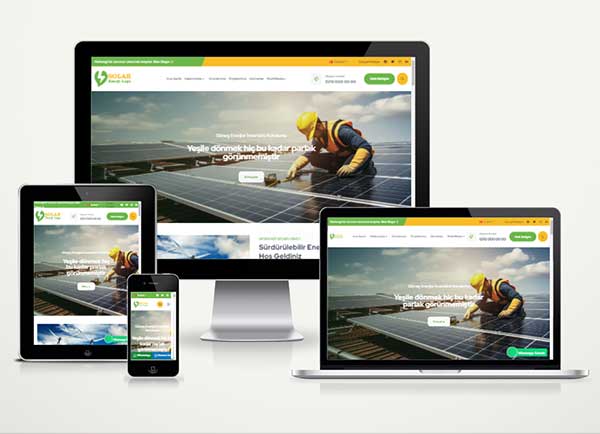 Elektrik ve Enerji Firması Web Paketi Energy